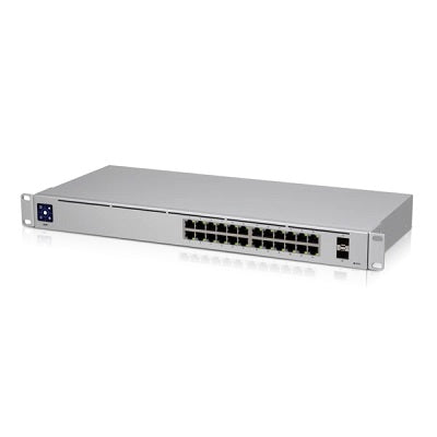 Switch Gestionado 24 Puertos Gigabit 2 SFP UniFi Switch USW-24