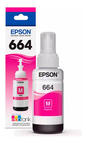 Cartucho de Tinta Magenta Original Epson T664 EcoTank