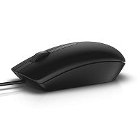 Mouse Óptico Alámbrico USB Dell MS116 Negro
