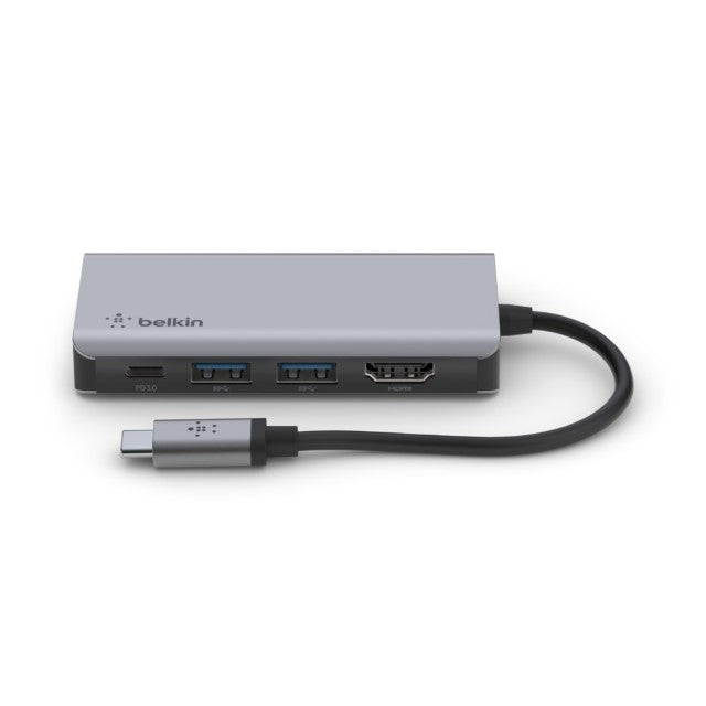 Hub Adaptador Multipuerto Belkin CONNECT 4 en 1 USB-C HDMI