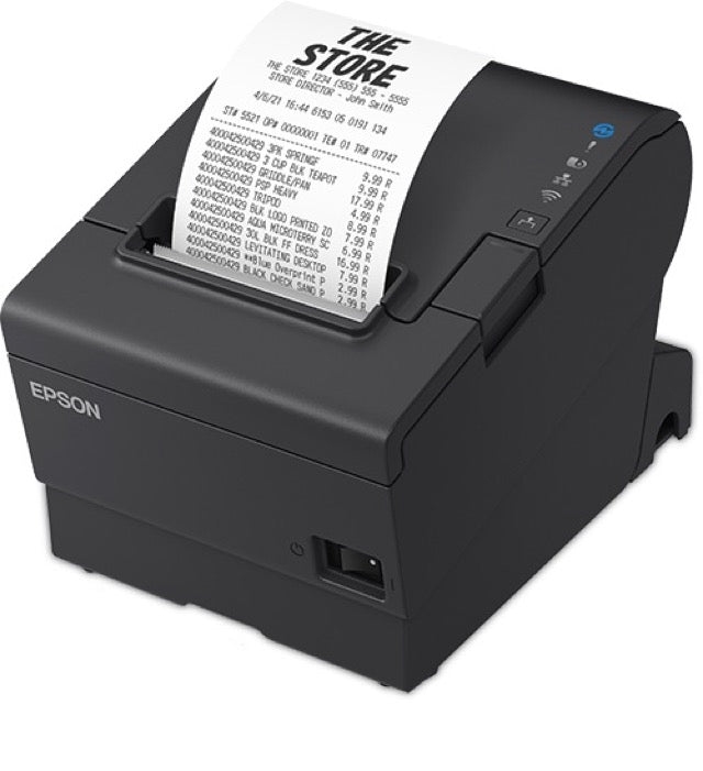 Impresora de Recibos Térmica Epson OmniLink TM-T88VII USB/LAN Cortador Negra