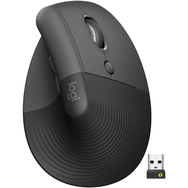 Ratón Vertical Ergonómico Inalámbrico Logitech Lift Grafito