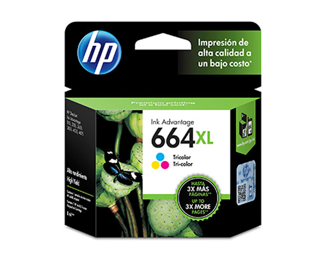 Cartucho de Tinta Tricolor HP 664XL