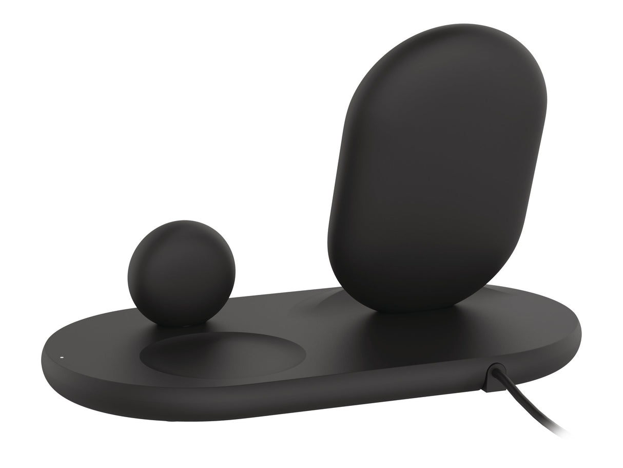 Stand para carga inalámbrica Belkin 3-in-1 Negro