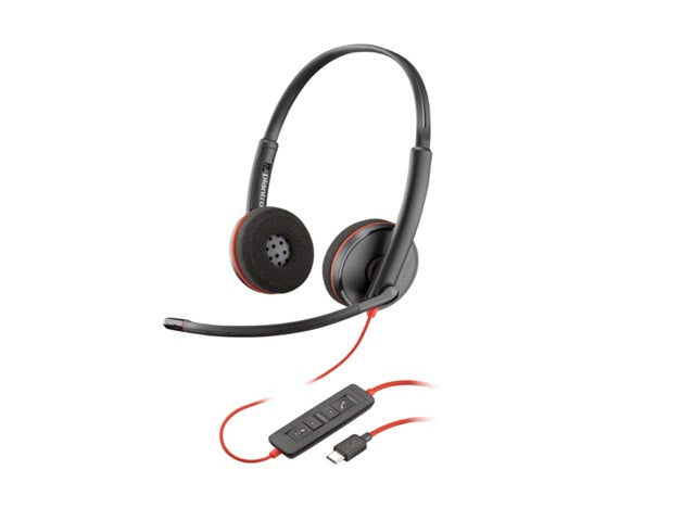 Auriculares Cableados Estéreo USB-C Poly Blackwire 3220