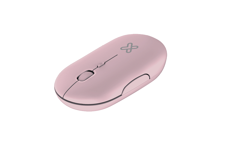 Mouse Inalámbrico Delgado Klip Xtreme SlimSurfer KMW-415PK 2.4GHz Rosado