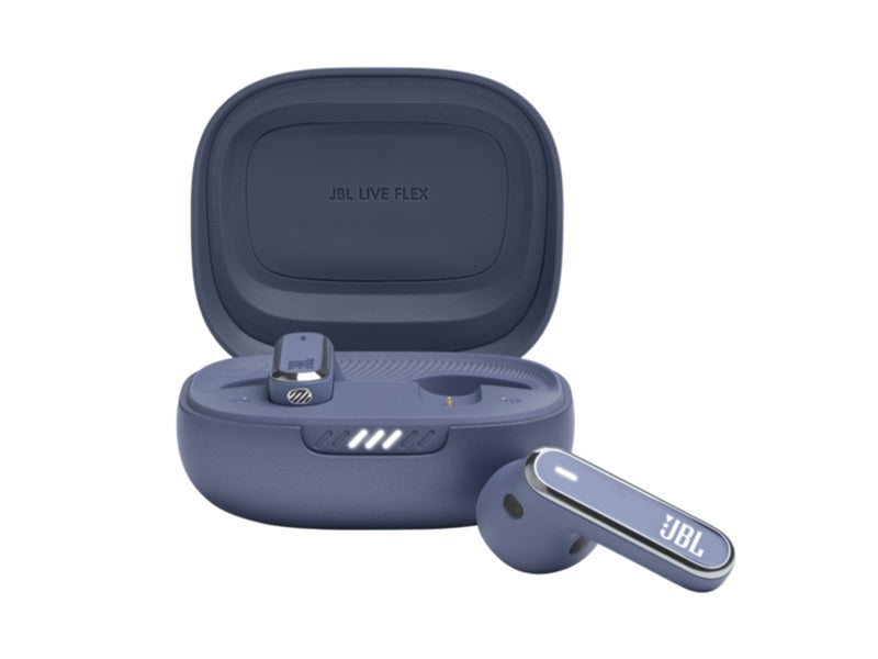 Auriculares inalámbricos JBL LIVE Flex JBLLIVEFLEXBLUAM, color azul