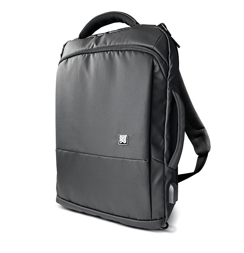 Mochila Bizman 2 en 1 con Estuche para Laptop Klip Xtreme 15.6" Poliéster Negra