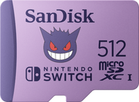Tarjeta de Memoria SanDisk microSDXC 512GB Pokémon™ para Nintendo Switch™, licencia oficial