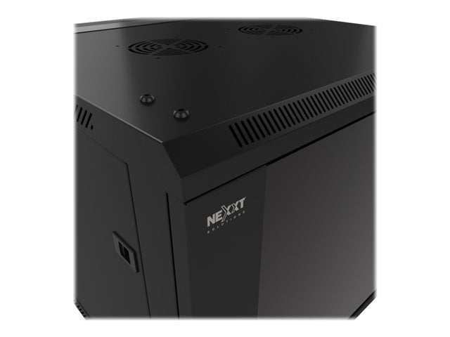 Rack de Gabinete de Pared 6U 19" Negro Barniz RAL 9005 Nexxt Solutions