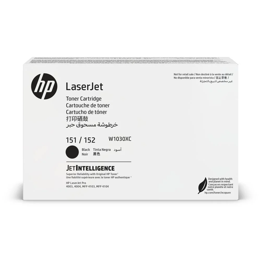 Cartucho de Tóner HP W1030XC – Negro, Contrato, Alto Rendimiento, Original