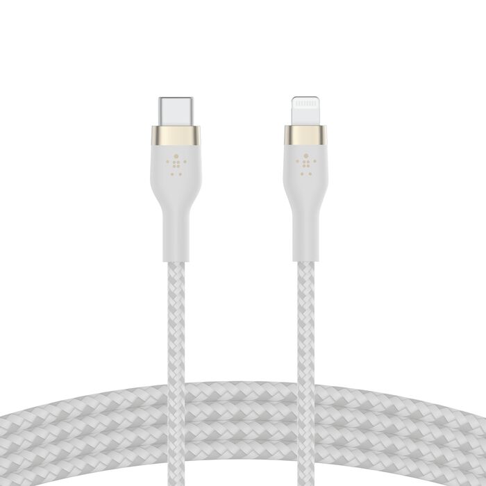 Cable USB-C a Lightning Belkin BOOST CHARGE 2m Blanco