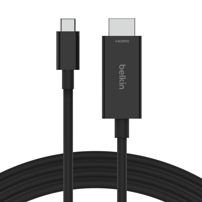 Cable Adaptador Belkin USB-C a HDMI – 2m – 8K60Hz – Negro AVC012bt2MBK