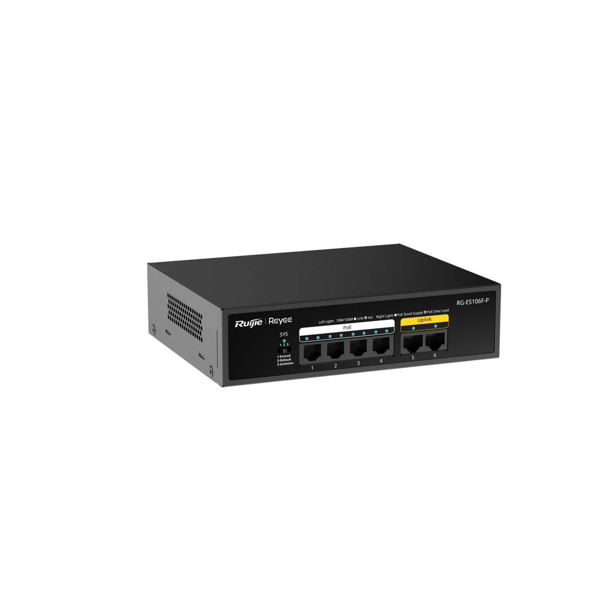Conmutador POE RG-ES106FP