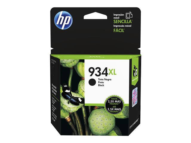 Cartucho de Tinta Negra Alto Rendimiento Original HP 934XL Officejet Pro