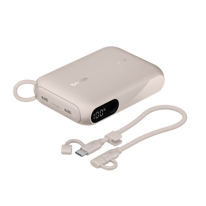 Power bank universal – Belkin BPB027fqSD – 20W – 10,000 mAh – con display