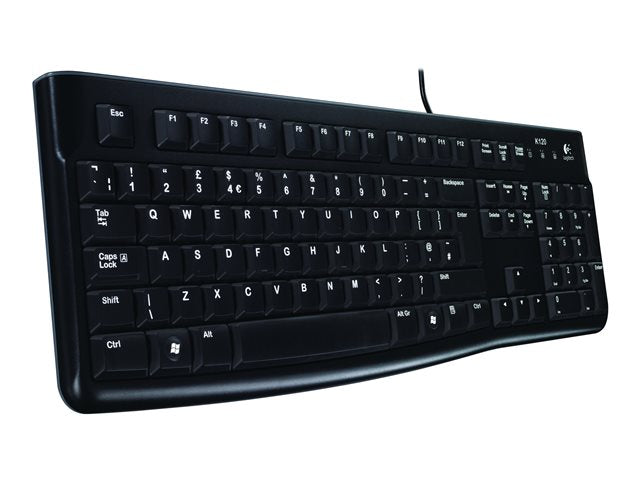 Teclado USB Inglés Logitech K120 Negro