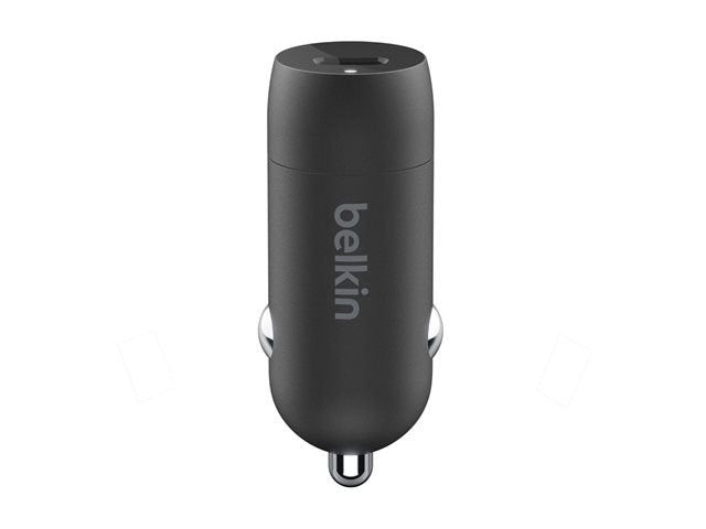 Cargador de Coche Belkin 30W Carga Rápida USB-C Negro