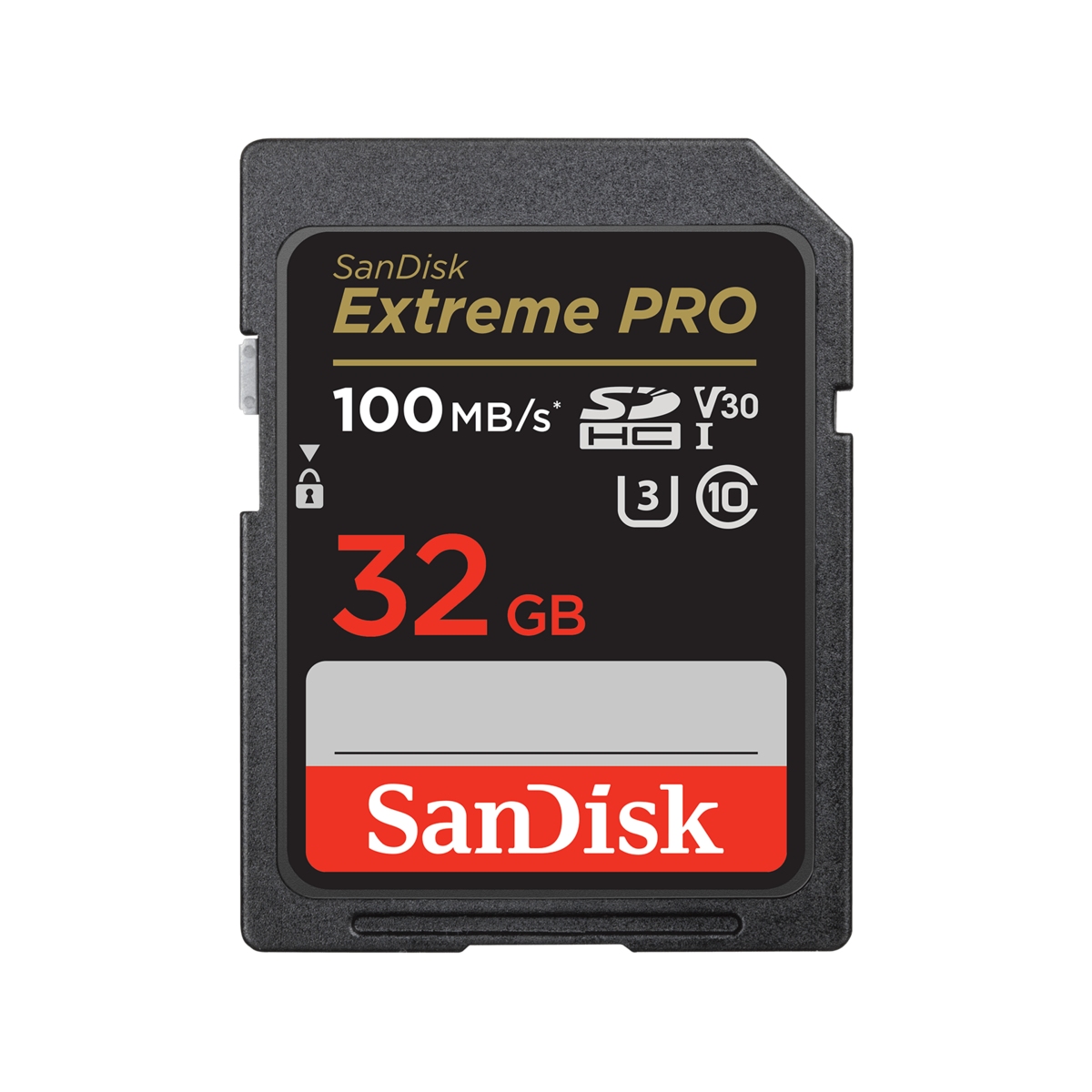 Tarjeta de Memoria Flash SDHC SanDisk Extreme Pro 32GB V30 UHS-I U3 Class 10
