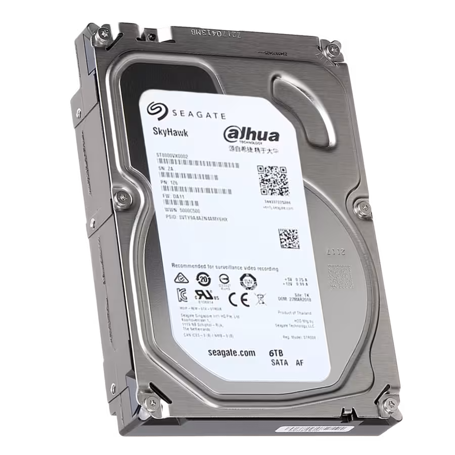 Disco duro de 6TB para videovigilancia – Seagate SkyHawk – ST6000VX008