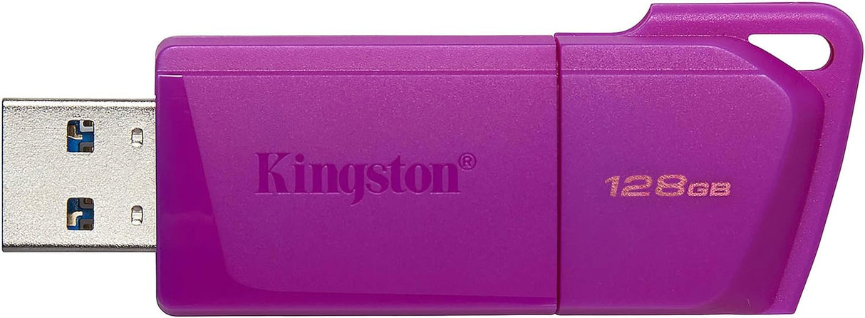 USB Flash Drive – Kingston DataTraveler Exodia NEON – 128GB – USB 3.2 Gen 2 – KC‑U2L128‑7LP – Purple