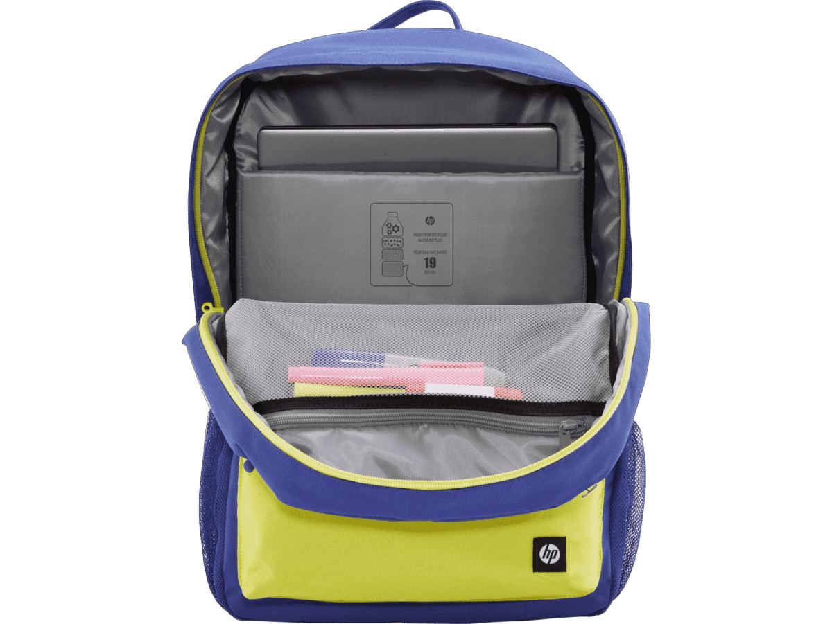 Mochila HP Campus BLU Backpack – 15.6" – Color Azul – Diseño Resistente y Moderno