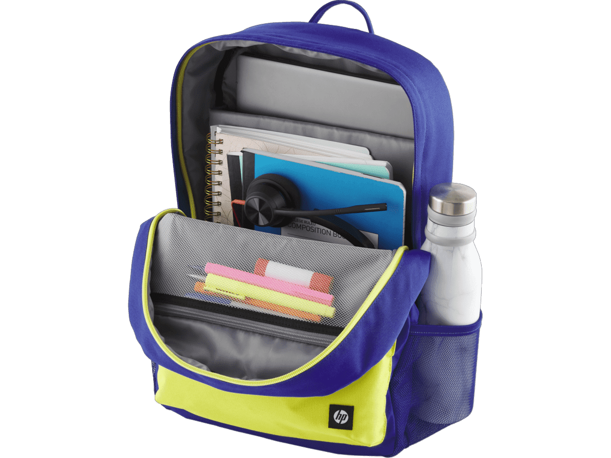 Mochila HP Campus BLU Backpack – 15.6" – Color Azul – Diseño Resistente y Moderno