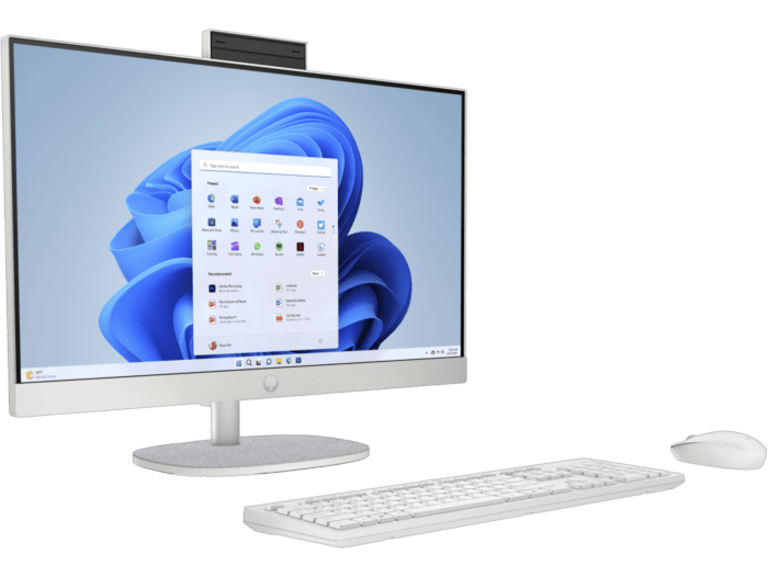 All-in-One HP 23.8" | AMD Ryzen 5 7520U, 8GB RAM, 512GB HDD, Windows 11 Home – 7Z2W7LA#ABM