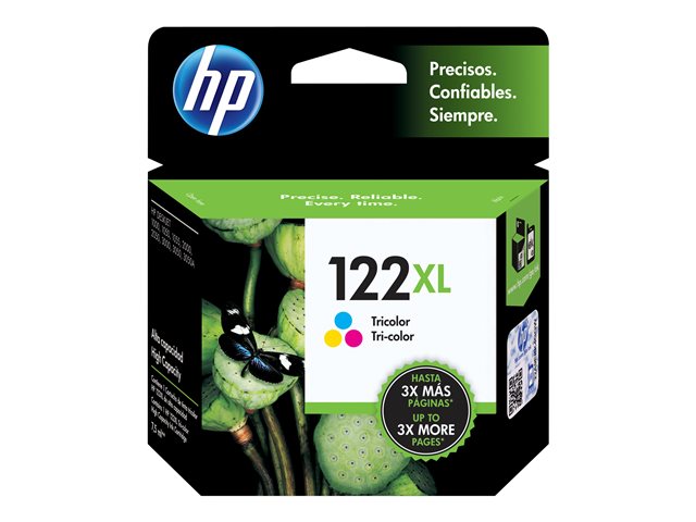 Cartucho de Tinta Color Alto Rendimiento Original HP 122XL Deskjet/Envy