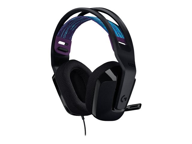 Auriculares Gaming Cableados Logitech G G335 / 3.5 mm / Micrófono / Negros
