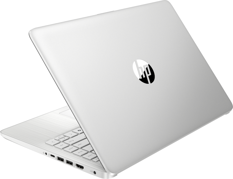 Laptop HP 14-dq6000la – 14" HD / Intel N150 / 4 GB RAM / 128 GB SSD / Windows 11 Home / Plateado natural