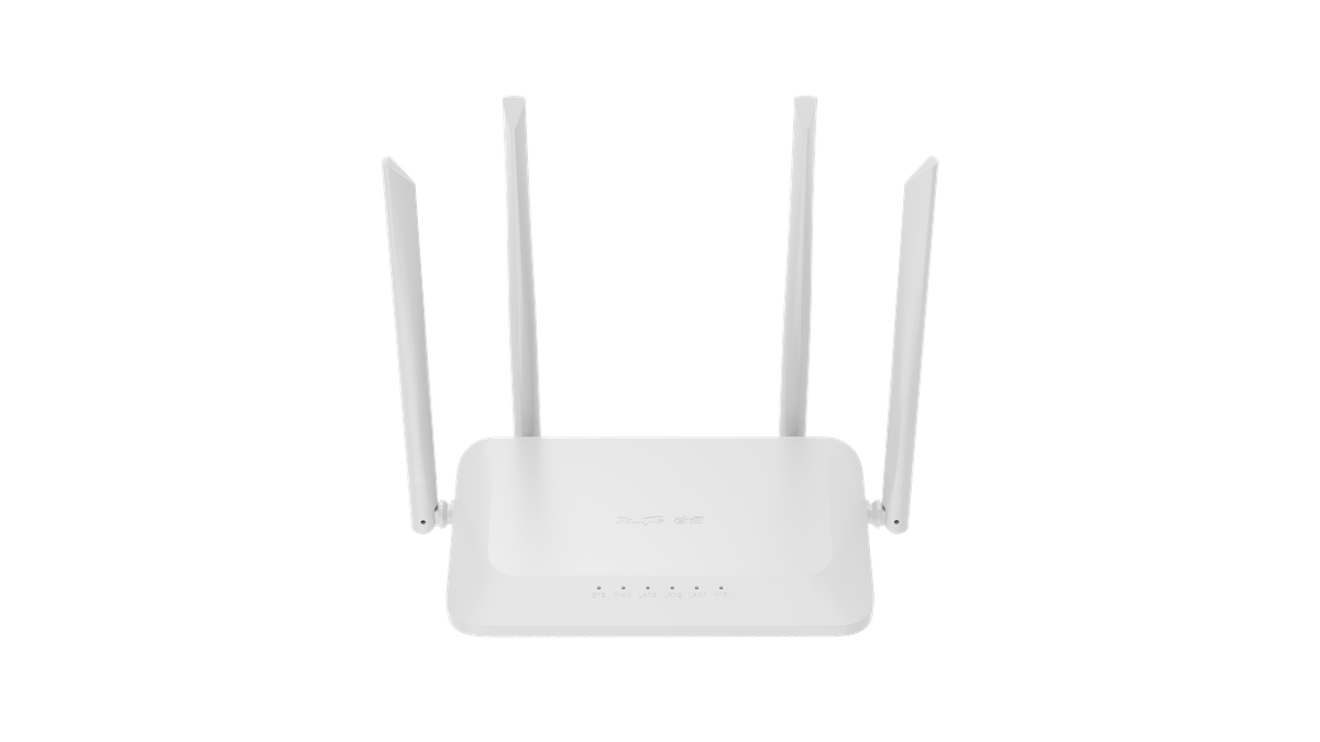 Router Inalámbrico Ruijie Reyee RG‑EW1200 – Doble Banda 1200 Mbps – 4 Antenas – Wi‑Fi 5 – 64 Dispositivos