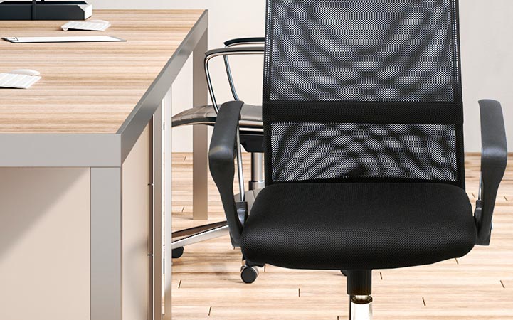 Silla de Oficina Ejecutiva Negra con Apoyabrazos Xtech Torin