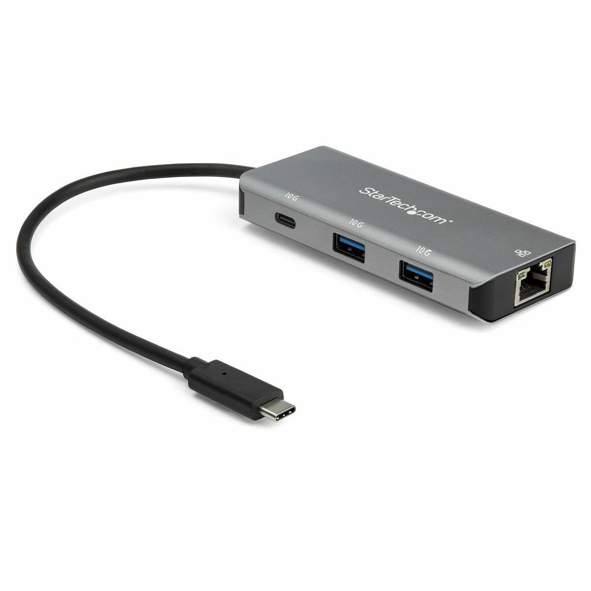 Hub USB-C 10Gbps de 3 Puertos con Ethernet StarTech.com