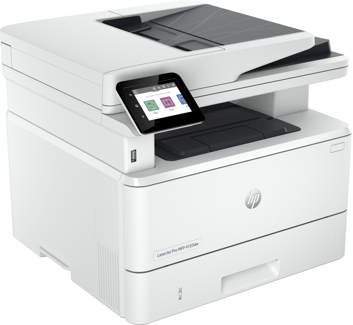 mpresora multifunción láser blanco y negro HP LaserJet Pro MFP 4103dw, dúplex, Wi-Fi – 2Z627A#BGJ