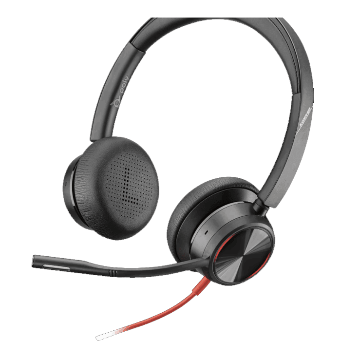 Auriculares Poly Blackwire 8225 – Estéreo, USB-C/A, ANC, Profesionales