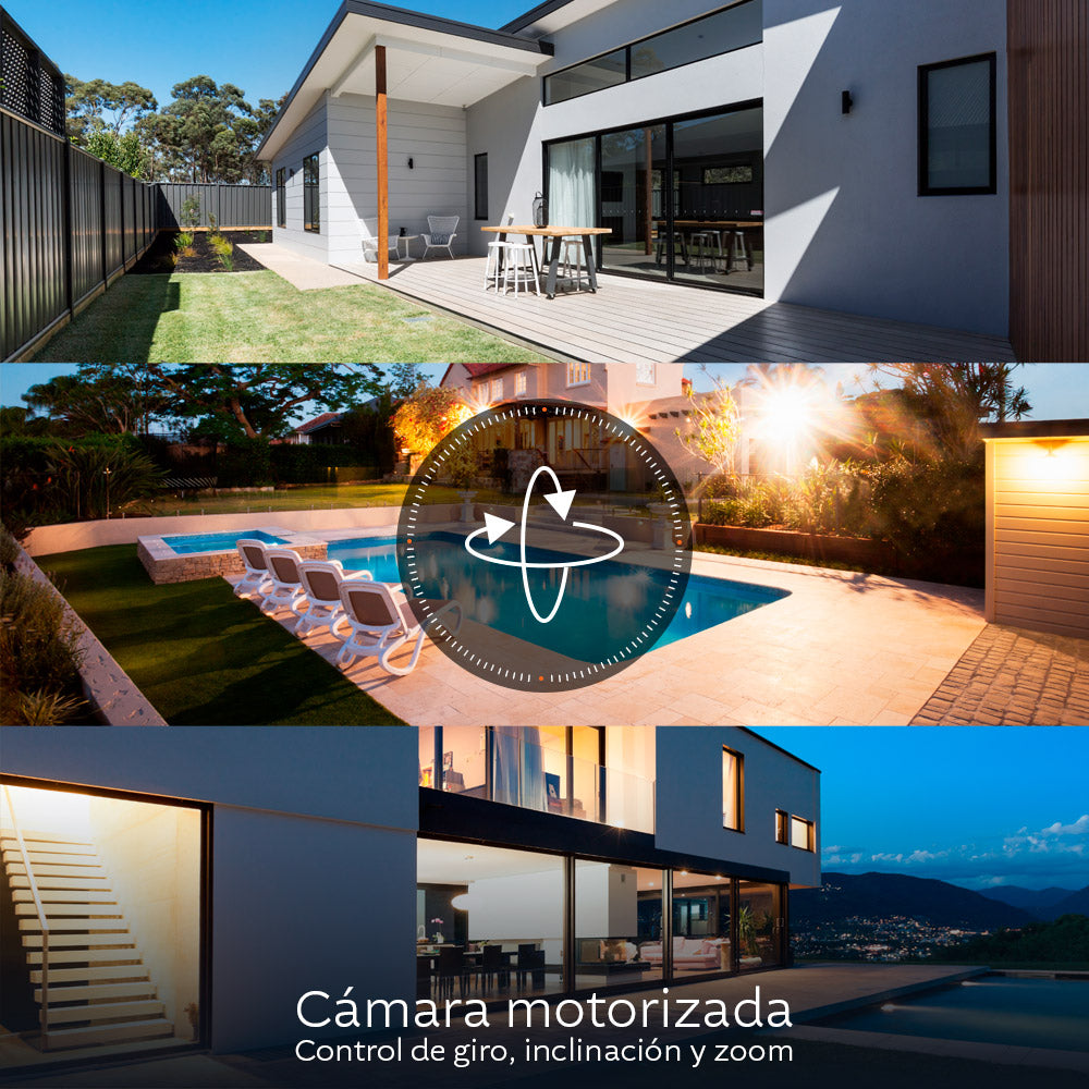 Cámara de Seguridad PTZ 2K+ 5MP RJ45 Nexxt Solutions Home