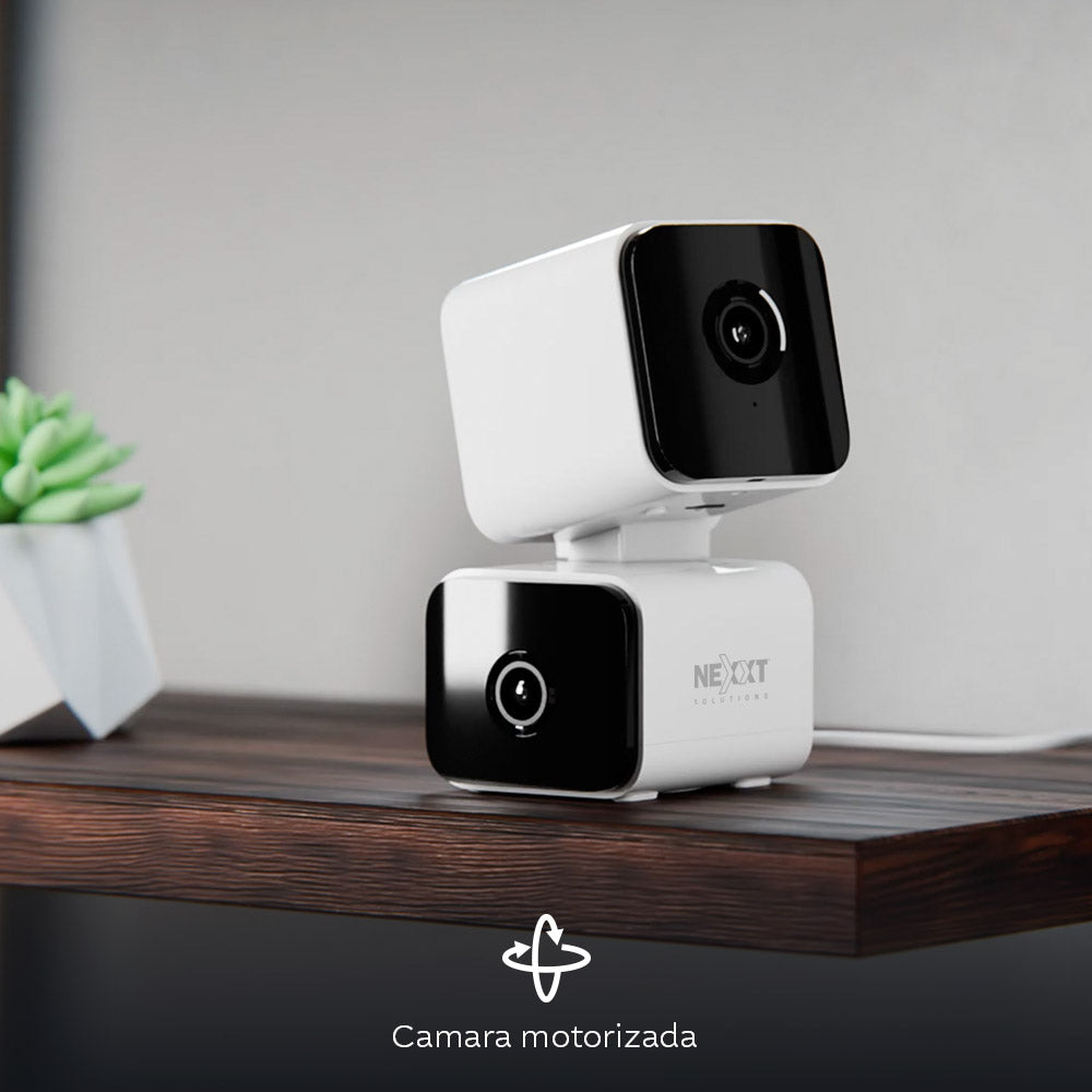 Cámara Inteligente Nexxt Solutions Home NHC‑IP30DL – WiFi – 2K – PTZ – Doble Lente – Interior