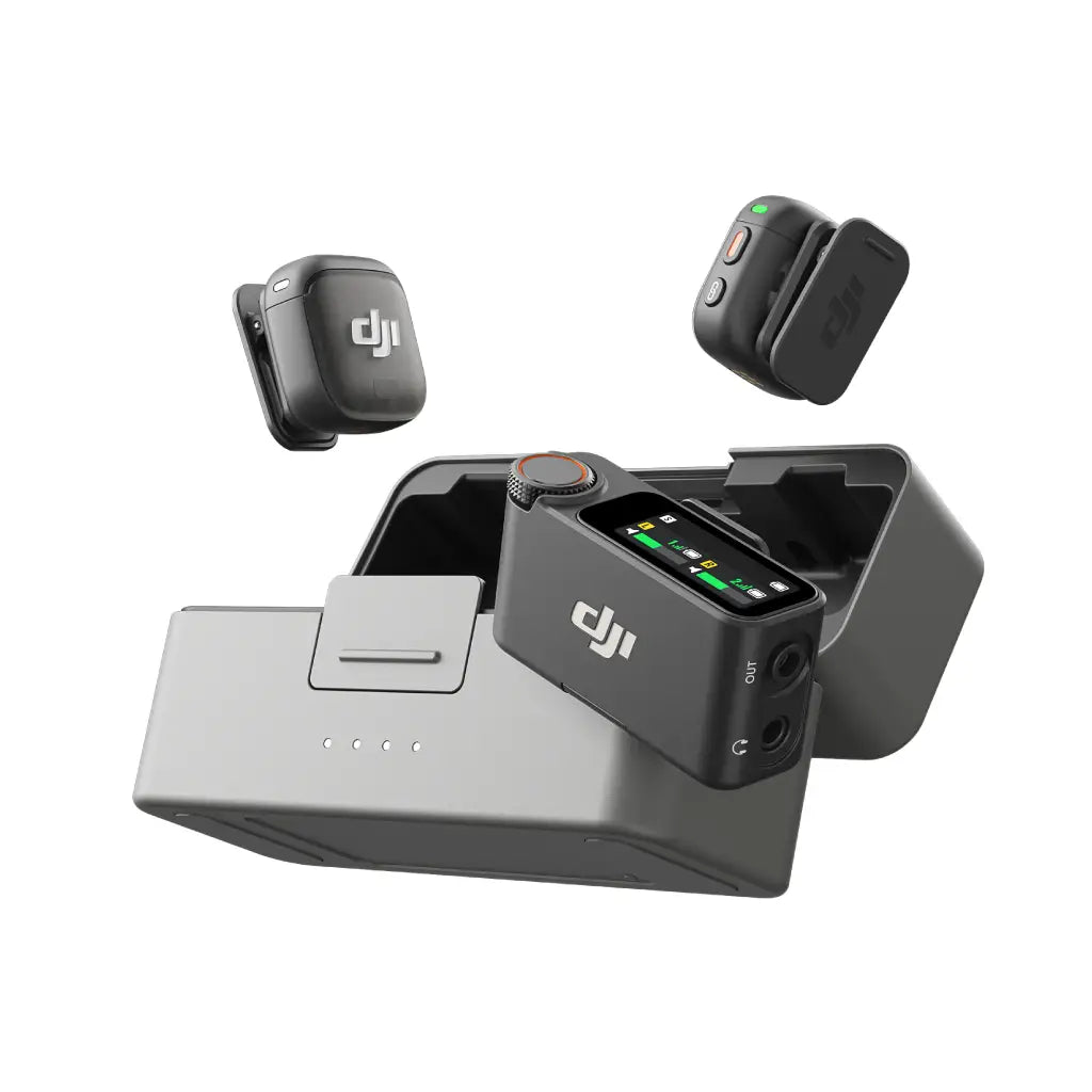 DJI Rec and Replayable Mic – 2.4 GHz / 2 Transmisores / Grabación Interna / USB-C / 150m / CP.RN.00000325.02