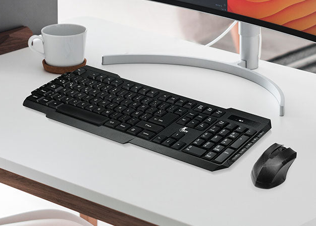 Set Teclado y Mouse Inalámbrico Español QWERTY Xtech XTK-309S – 2.4GHz