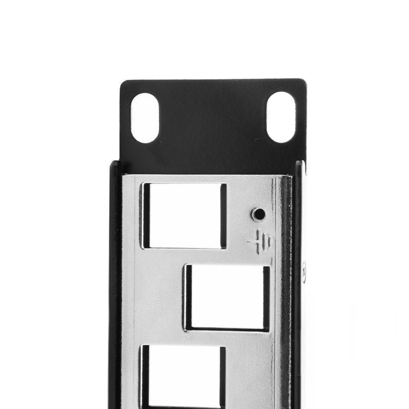 Panel de conexiones modular Nexxt, modelo NAW-PNEL6A24, Cat6A, 24 puertos SFTP, para rack