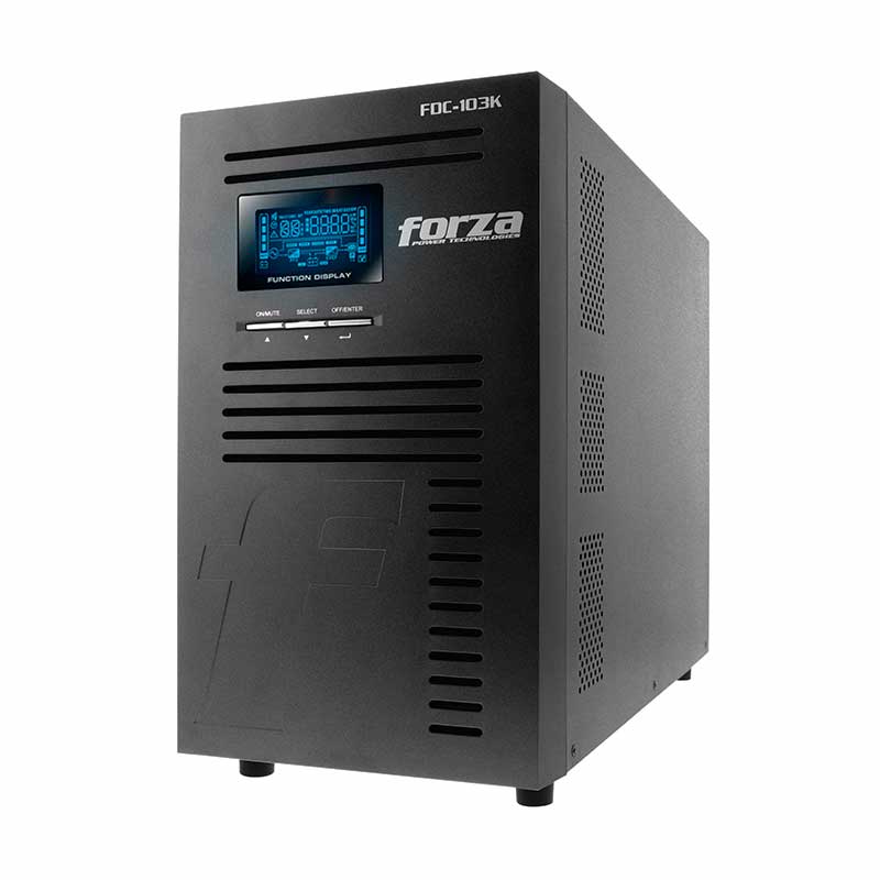 UPS Online Forza Atlas FDC-103K | 3000VA / 3000W, PF1, 9 Tomas NEMA, Doble Conversión – FDC-103K