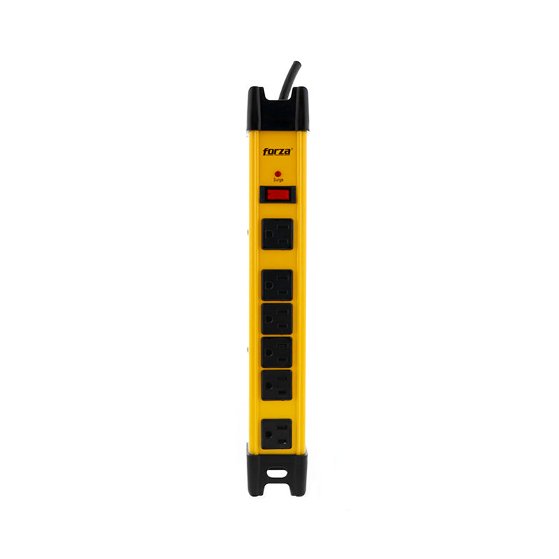 Protector de Sobretensiones Forza FSP-806 6 Tomas 91cm Amarillo 125V