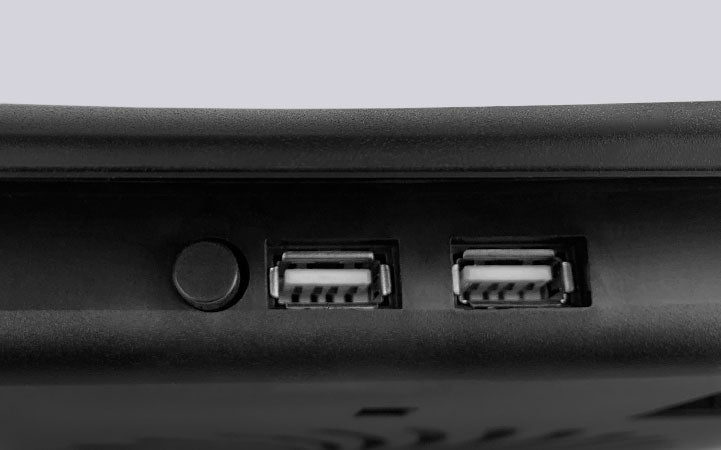 Soporte para portátil - 2 puertos USB - ventilador de 160mm Xtech