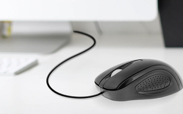 Ratón Óptico Cableado USB Negro Xtech XTM-175