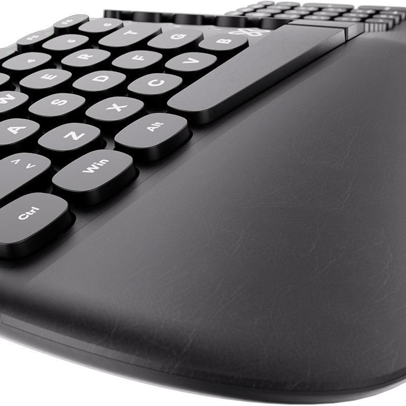 Teclado Alámbrico Evolve Español USB Ergonómico Klip Xtreme Negro