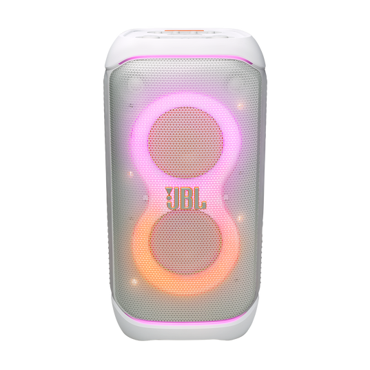 Altavoz de Fiesta Portátil JBL PartyBox Stage 320 / Blanco / JBL Pro Sound / Luces / Batería Reemplazable