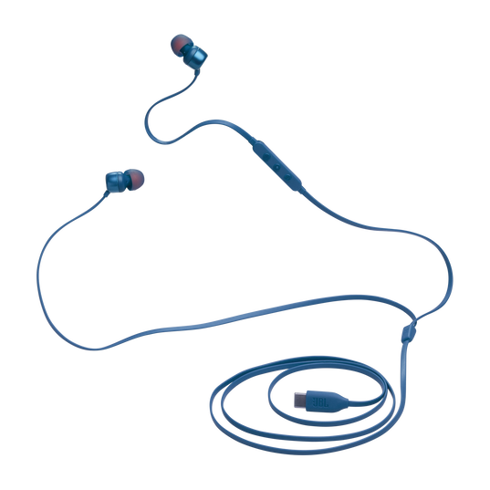 Audífonos In-Ear JBL TUNE 310C – Cableados, USB-C, Pure Bass, Azules
