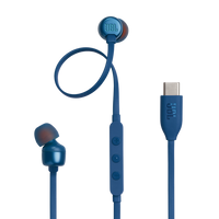 Audífonos In-Ear JBL TUNE 310C – Cableados, USB-C, Pure Bass, Azules