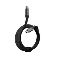 Cable USB‑C Klip Xtreme PowerGo 550 – 1.8 m (6 ft) – 100W – Trenzado – Negro